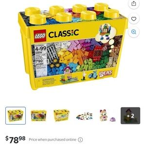 LEGO Classic Building Set - Yellow, Red, Blue, Green